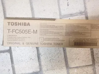 Image de Toshiba T-FC505EM toner cartridge 1 pc(s) Original Magenta
