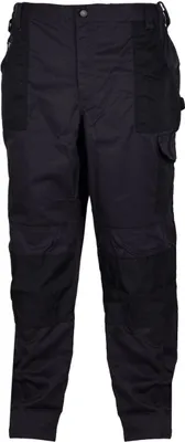 Produktbild von BRIDGEWORK Herren Arbeitshose Bundhose, Dunkelgrau, Schwarz, Farbe:Dunkelgrau/ Schwarz, Größe:46
