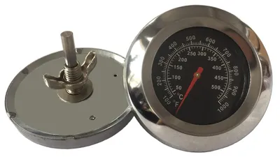 Kochthermometer 50–500 °C, Edelstahl, Sonde, für Grill & Räuchergerät