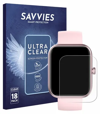 Produktbild von 18x Für Konitee IDW25 1.83" Schutzfolie Savvies Displayschutz Display Schutz Folie Klar Transparent