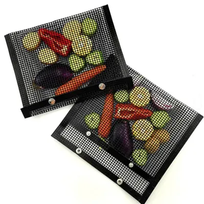 Produktbild von Antihaft Netzbeutel mit Verschluss Grillmatte