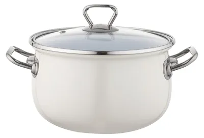 Produktbild von BLISS Emaillierter Topf 18 cm 2,8 l Z/P Creme