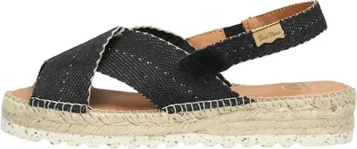 Produktbild von Toni Pons Elvira Sandalen Touwzool - Zwart - Maat 39