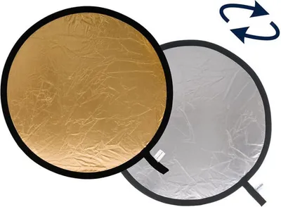 Produktbild von Lastolite 2034 Reflector 50cm Zilver / Goud