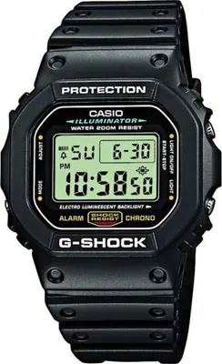 Produktbild von Casio DW-5600E-1V, Armband, Männlich, Polymer, CR2016, 2 Jahr(e), 4,89 cm