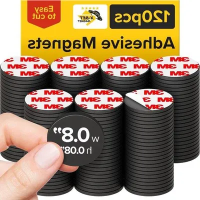 Image de Aimants souples, autocollants, 120 pièces, parfaits pour le bricolage