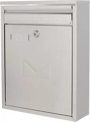 Immagine prodotto di Cassetta postale in acciaio inossidabile con 2 scomparti e targhetta identificativa - Metallo, 2 scomparti, targhetta identificativa