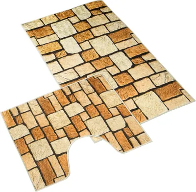Produktbild von 3D Druck Set - Set 60x100, 60x50 cm - Beige,Braun