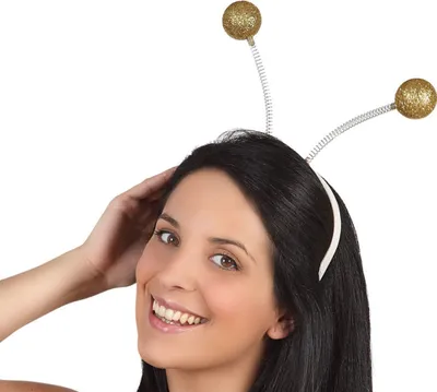 Image de Bandeau Atosa avec boules Golden Golden One Size