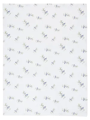Produktbild von Clayre & Eef Geschirrtuch 50x70 cm Weiß Baumwolle Oliven