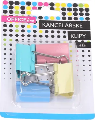 Produktbild von Büroklammer 32 mm farbig 4 Stück