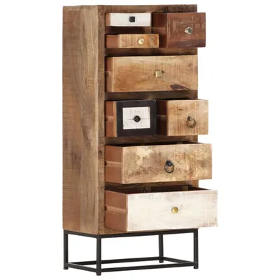 Produktbild von vidaXL Highboard mit Schubladen 45x30x105 cm Altholz Massiv