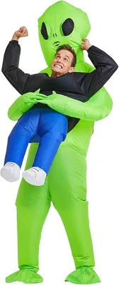 Produktbild von Alien Kostüm, Aufblasbares Kostüm, Alien Aufblasbares Kostüm für Halloween, Cosplay Kostüm, Super Lustig, Geeignet für Partys, Shows