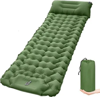 Produktbild von Famanu Campingmatratze mit Kissen - Ultraleicht und aufblasbar
