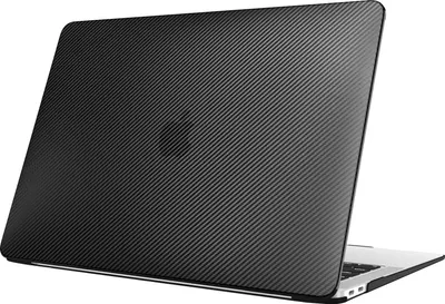 Produktbild von Fintie Hülle kompatibel mit MacBook Air 13 (2018-2020 Version) A2337(M1)/A2179/A1932, Ultradünne Hartschale Schutzhülle Snap Case kompatibel mit MacBook Air 13" Retina, Schwarz(Welligkeit)