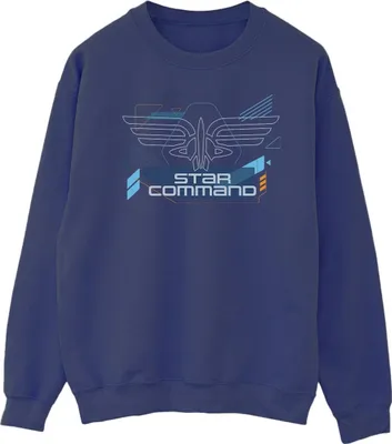 Produktbild von Disney - "Lightyear Star Commands" Sweatshirt für Herren BI34801 (L) (Marineblau)