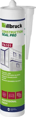 Produktbild von ILLBRUCK FA101 Fenster- und Anschlussfugen-Silikon 310ml hellgrau