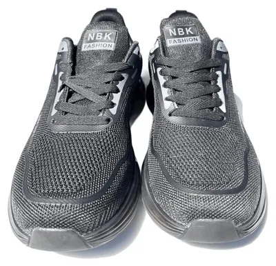 Produktbild von Herren Sneaker Sportschuhe Turnschuhe NBK Laufschuhe Dämpfung Mesh - Schwarz, Gr. 41