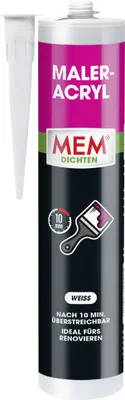 Produktbild von MEM Maler Acryl weiß 300 ml