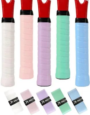 Obrázok produktu pre Protisklzová omotávka na tenisovú raketu, 1 ks, 120 x 2,5 cm, PU, čierna