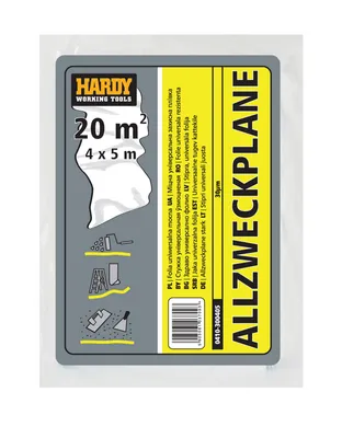 Immagine prodotto di Pellicola protettiva Hardex LDPE 4mx5m Spessore speciale circa 0,03mm