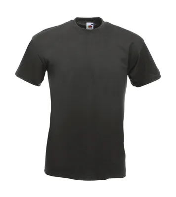 Produktbild von Fruit of the Loom Herren Rundhals Basic Shirt T-Shirt Kurzarm, Größe:XL, Farbe:Light Graphite