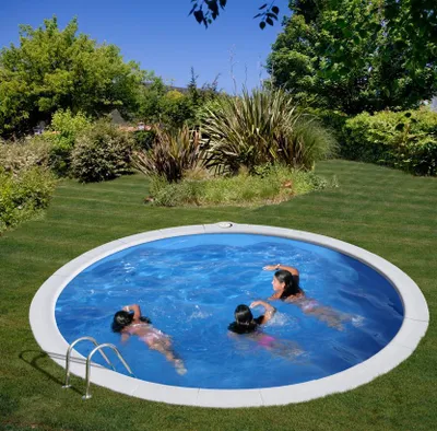 Produktbild von GRE Runder Einbaubecken Stahlwandpool Ø 420 x 120 cm KPE4227