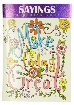 Image de Livre de coloriage Sayings