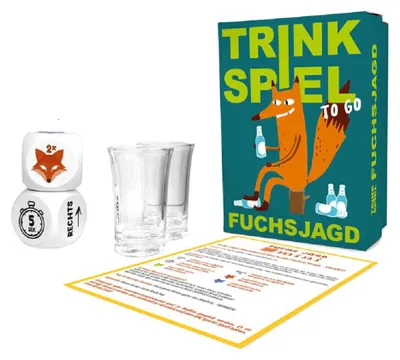 Produktbild von Mini Trinkspiel Fuchsjagd Partyspiel für Erwachsene Partyzubehör Geschenkidee