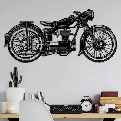 Image de Wallity, Leeway-1, accessoire mural décoratif en métal, noir, 100 % METAL, 100 x 48 cm