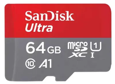 Image de SanDisk Ultra microSDXC 64GB 140MB/s - 2 Pack, Extended Capacity SD (MicroSDHC) | SDSQUAB-064G-GN6MT