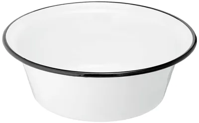 Produktbild von Karl Krüger 101321 Schüssel emailliert, weiß, Ø 32 cm