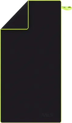 Produktbild von Mikrofaserhandtuch, Schwarz, 140x70 cm