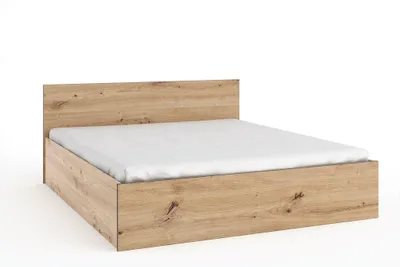Obrázek produktu pro Manželská postel s úložným prostorem 160X200 NAIRI - dub artisan