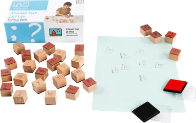 Produktbild von Toys for Life Stempel Buchstaben Set, Sprachspiel