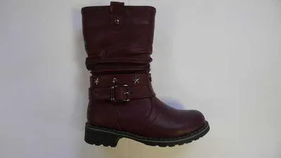 Produktbild von girlZ onlY Kinder-Mädchen-Schaftstiefel Burgunder-Rot, Farbe:rot, EU Größe:35