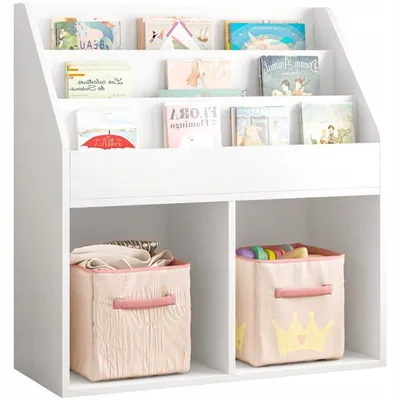 Immagine prodotto di Scaffale per libri a forma di giornale per bambini Scaffale per libri a forma di giocattolo Libreria da terra 80 cm