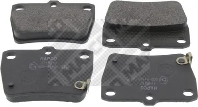 Produktbild von MAPCO Bremsbeläge Satz Hinten für TOYOTA RAV 4 II (CLA2, XA2, ZCA2, ACA2) 6603