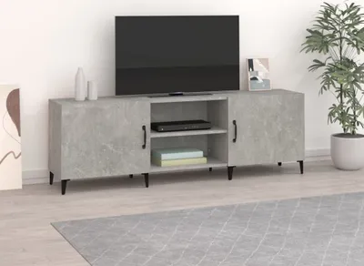 Produktbild von Möbel TV-Schrank Betongrau 150x30x50 cm Holzwerkstoff - TV-Schränke 812631