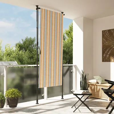 Produktbild von Best Möbel Außenrollo Gelb und Weiß 100x270 cm Stoff und StahlMarkisen - 2024 Neu