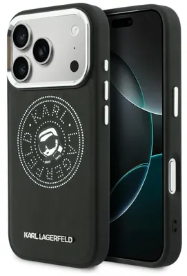 Produktbild von Karl Lagerfeld MagSafe Hülle iPhone 17 Pro Schwarz