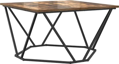 Produktbild von "SALE 2026"Couchtisch - Wohnzimmer Tisch modern - Geräucherte Eiche 80 x 80 x 45 cm - Kaffeetisch DE7774349