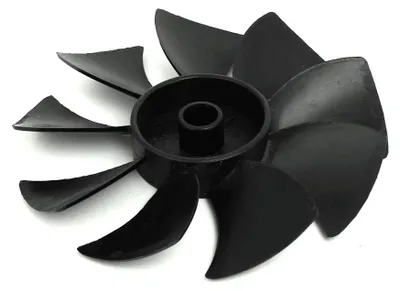 Produktbild von 1100W/1500W 135mm Dmr. 9 Schaufeln Luftkompressor Kompressor Ventilator schwarz de