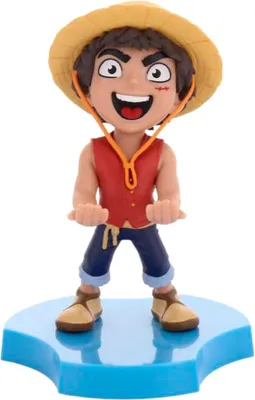 Zdjęcie produktu dla Znakomity uchwyt na kabel do gier One Piece Luffy Cable Guys Mini uchwyt na urządzenie i stojak na telefon w jednym rozmiarze