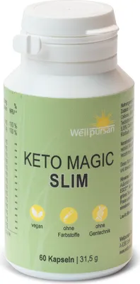 Produktbild von Wellpursan Keto Magic Slim - 60 Kaspseln zur Unterstützung bei Gewichtsreduzierung
