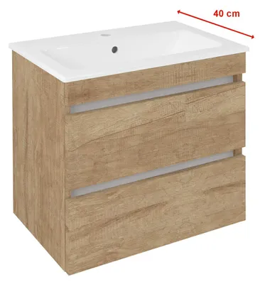 Produktbild von Sapho EZARA Unterschrank 58x54x39cm, Eiche Alabama