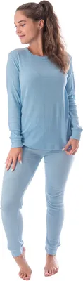 Produktbild von Black Snake Thermounterwäsche Damen Set mit Innenfleece, 2-tlg. - XL - Hellblau