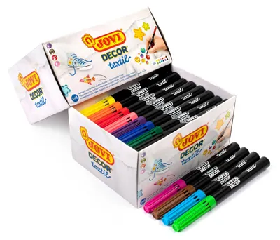 Produktbild von Jovi Textile Markers Set Textilmarker 48 Stück