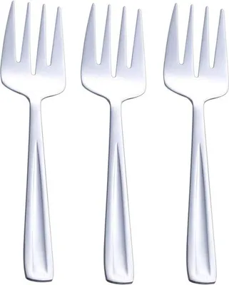 Produktbild von Famanu Serviergabel 9,5 Zoll - Set von 3, rostfreier Edelstahl, spülmaschinenfest