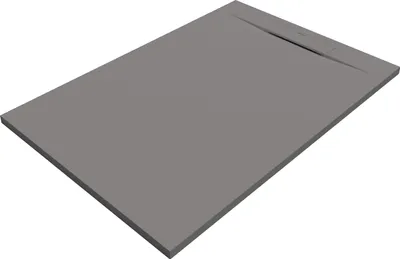 Produktbild von SANYCCES SIENA Rechteckige Duschwanne SanyDur Gel Coat 110 x70 cm, grau